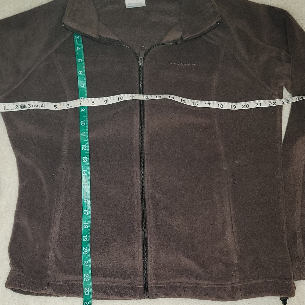 0859. Columbia Sportswear ~ Fleece Jacket ~ Brown ~ XL - Picture 4 of 10